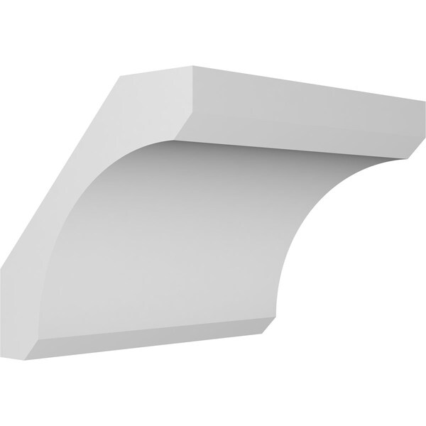 Ekena Millwork 5 1/2-in. W x 44-in. D x 44-in. H Legacy Architectural Grade PVC Knee Brace BRCP055X44X44LEC - main